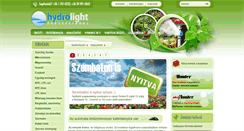 Desktop Screenshot of hydrolight.hu
